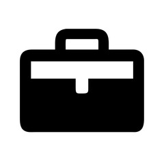 briefcase icon on white background  .svg