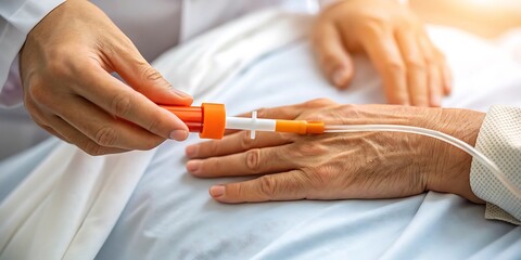 Iv drip therapy intravenous infusion treatment patient care