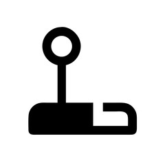 joystick icon on white background  .svg