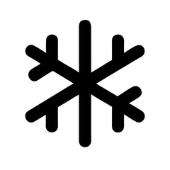 Obraz premium snowflake-icon-on-white-background--.svg