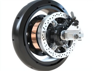 Aclose up view of the rotor of a rotor