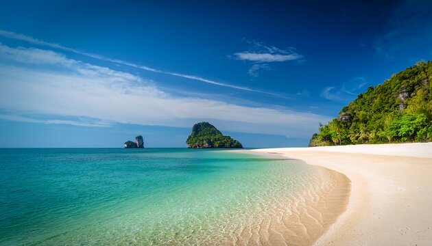 beach on the island of koh yao yai thailand