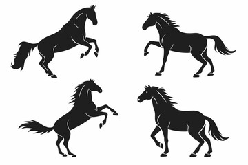 set of horses