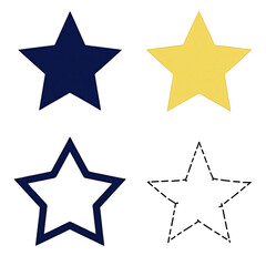 Versatile Star Shapes Design for Branding Logos Icons and Web Design Projects
