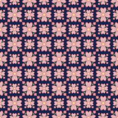 Fototapeta premium vector seamless pattern with flowers