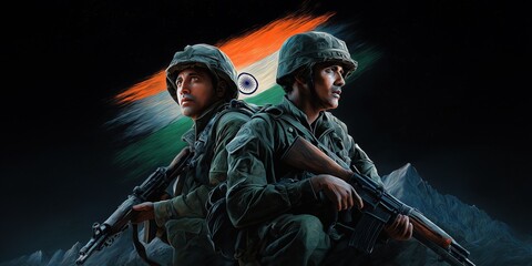 Kargil vijay diwas poster design.