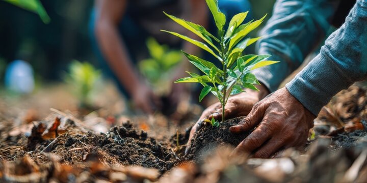 Businesses and Community Collaborate on Tree Planting for Sustainable Development