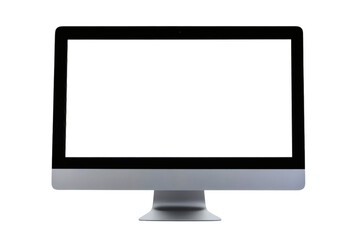 Blank Computer Screen Mockup Versatile Design Element for Digital Presentations and Website Templates