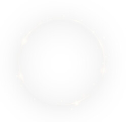 PNG round, annotation, effect, flash, shine gold form a vibrant PNG design. This PNG Overlay features a transparent futuristic glow with lightning and gold spark for modern banners or visuals.