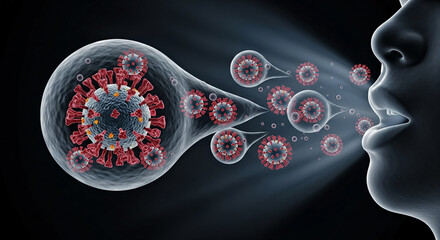 Transmission Through Airborne Droplets