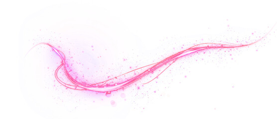 Pink, wave, fluid, abstract, energy create a glowing PNG pulse. This electric motion with vibrant impact forms a transparent PNG Overlay, ideal for futuristic light designs or dynamic effects. © slavo484