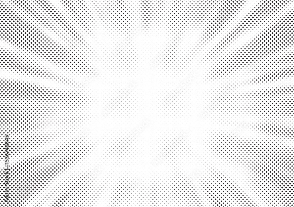 Aufkleber Halftone gradient sun rays pattern. Abstract halftone vector dots background. monochrome dots pattern. Vector background in comic book style with sunburst rays and halftone. Retro pop art design.