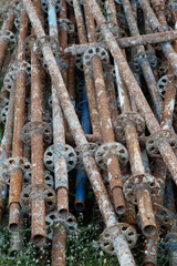 Metal structures used for construction