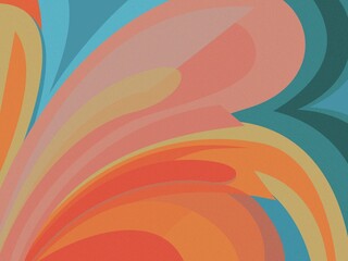 Abstract Swirling Color Patterns  Vibrant Hues in a Dynamic Design