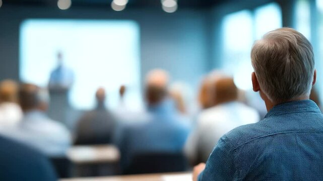 Modern seminar room designed for dynamic learning and team interaction.