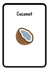 interesting coconut drawing for drawing learners