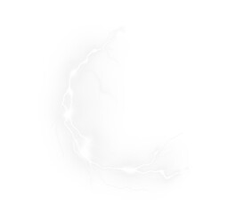 White, visual, vibrant, symbol, and style merge in a bold PNG flash. This clean lightning shape delivers energy and impact as a transparent PNG Overlay for minimalist, electric, modern creative art