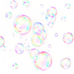 Bubble, crystal, set, refraction, and holographic colours form a soft glowing PNG. This airy, transparent PNG Overlay adds dreamy iridescence and floating beauty to artistic or science-inspired
