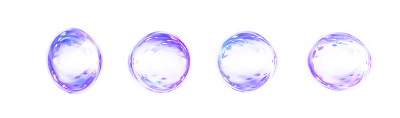 Bubble, ball, glasses, sphere, and soap create a transparent PNG Overlay with shiny crystal light. This PNG design features three-dimensional water effects—perfect for fresh, clean, vibrant visuals.