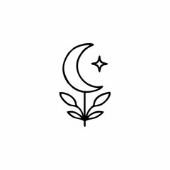 Bohemian logo vector clean line flower mandala motif with folk tribal design for branding boutique handmade identity or ethnic spiritual product visual minimal business logo representation