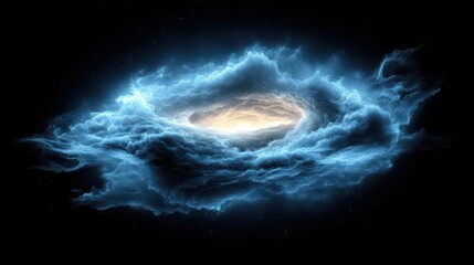 Celestial Nebula: Glowing Cosmic Cloud