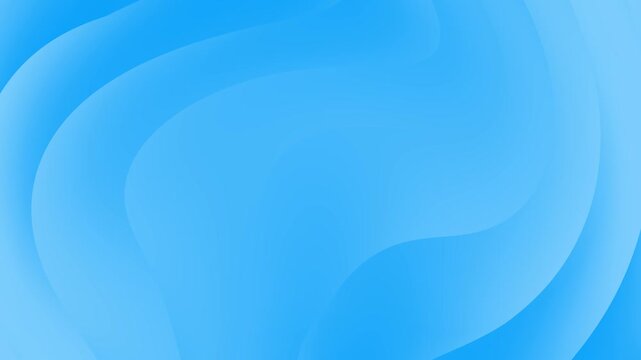 Futuristic corporate blue wave shape motion 4k background seamless looping