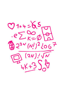 formule mathematique texte chiffre nombre
