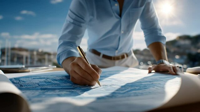 Blueprints on a Sunlit Table for Community Benefit Planning