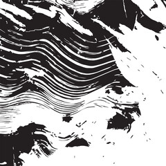 Naklejka premium Dramatic Black and White Abstract Texture Perfect for Design Projects