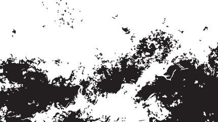 Black and White Ink Splatter Texture Abstract Background Design Element for Artistic Projects