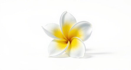 Fototapeta premium Isolated Tropical Flower Blossom on White Background