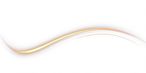 Wave, design, line, vector, and orange gold merge in this smooth PNG swirl. Flowing curve with light and fractal motion forms a transparent PNG Overlay for modern art, tech, or wallpaper concepts.