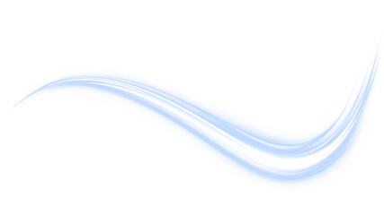 PNG blue line swirl, twirl, speed combine in a dynamic, flowing motion. This transparent PNG Overlay features neon flash, vortex curves, and blurred energy— festive fast, futuristic digital visuals.