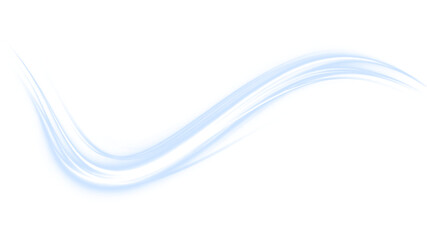 PNG blue line swirl, twirl, speed combine in a dynamic, flowing motion. This transparent PNG Overlay features neon flash, vortex curves, and blurred energy— festive fast, futuristic digital visuals.