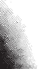 Black and White Halftone Texture Abstract Background Design Element