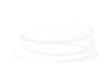 White abstract light with shiny spark and magical swirl creates a bright dynamic scene. This transparent PNG Overlay features sunlight, flare, and glowing particles—perfect for mystical PNG designs.