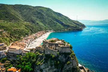 Fototapete Mediterranes Europa Scilla in Calabria foto scattata con un drone  © Noemi Santucci