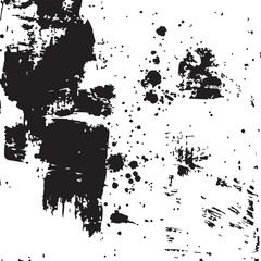 Stunning Monochrome Ink Blot Texture Abstract Art Background