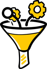 Silhouette of Funnel Filtering Multiple Tasks for Workflow Management