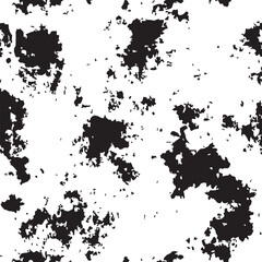 Black and White Abstract Texture Monochrome Blot Pattern for Design