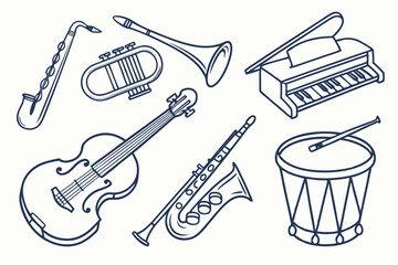 musical instruments set