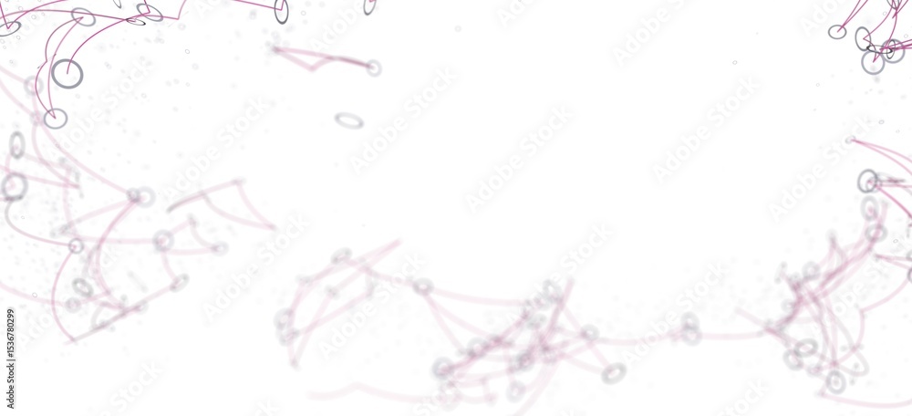 Poster Abstract background with connected dots and lines. Network, technology, communication concept.