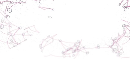 Abstract background with connected dots and lines. Network, technology, communication concept.