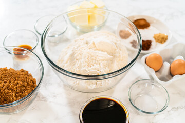 Classic Gingerbread Cookie Dough for Holiday Baking