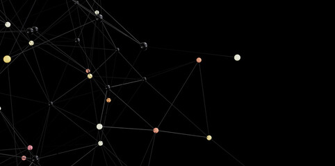 Stock photo of abstract network connection.  Perfect for technology, communication, and global concepts.