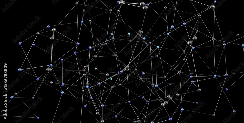 Aufkleber high-resolution stock photo of a complex network. perfect for tech, ai, and connection themes.