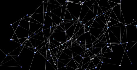 High-resolution stock photo of a complex network. Perfect for tech, AI, and connection themes.