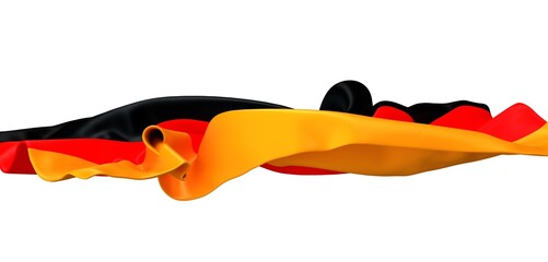 High-quality image of a flowing German flag. Perfect for patriotic projects, websites, and...