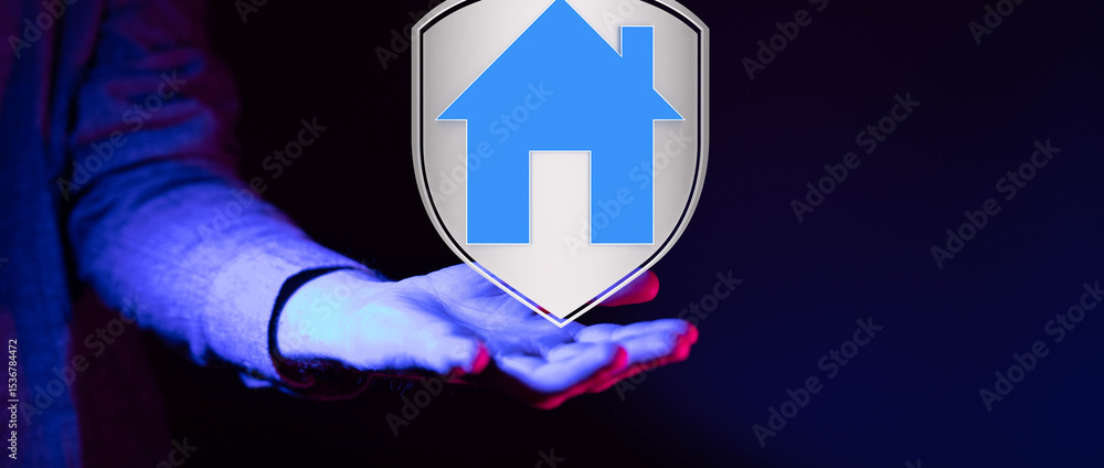 Poster secure your home with cutting-edge tech. find smart solutions for peace of mind.