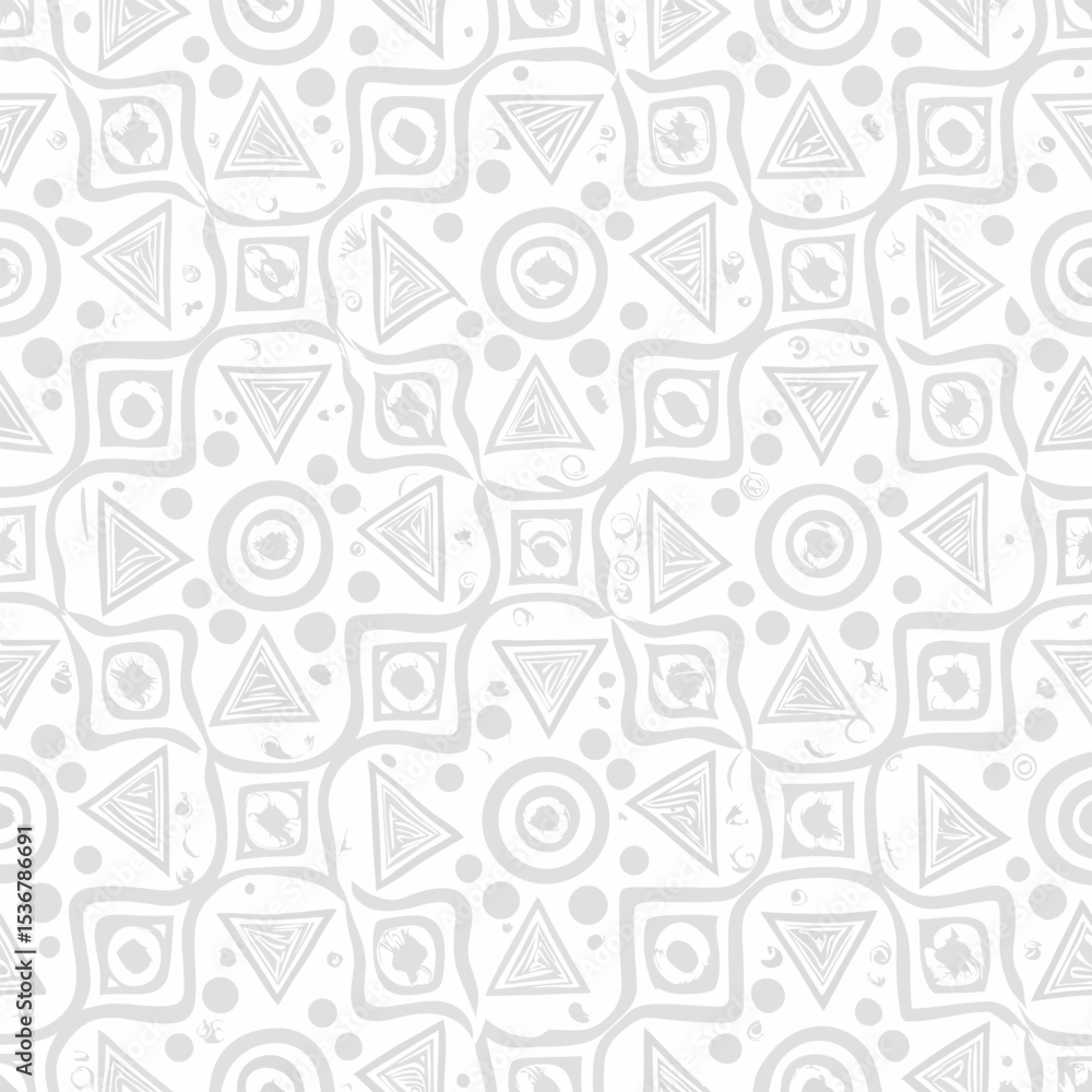 Poster leaf symmetric: abstract pattern
